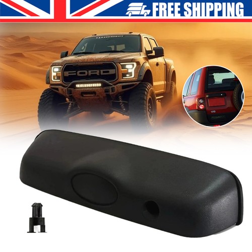 Black tailgate door handle - black,