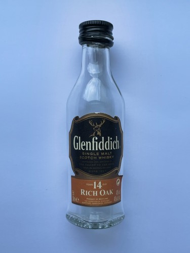 Glenfiddich years old empty - years,