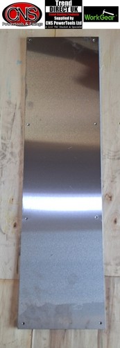 Satin stainless steel door - satin,