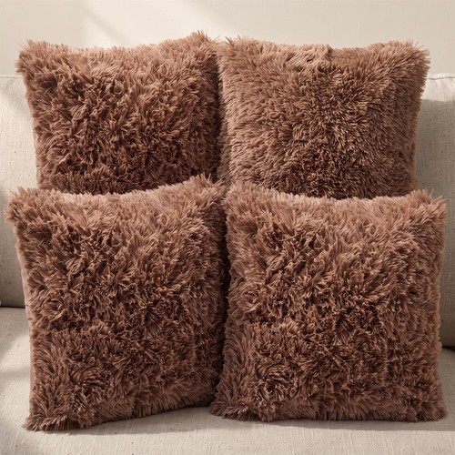Faux fur cushion - x,
