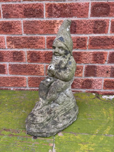 Vintage 1960s concrete garden - vintage,