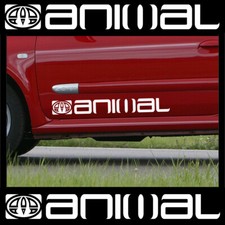 2 x Animal Logo Car Graphic