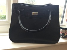 Osprey handbag large black tote bag leather new condition