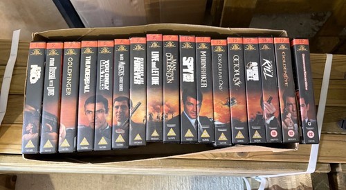 James bond vhs collection - james,