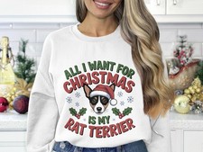 Rat Terrier Dog Christmas