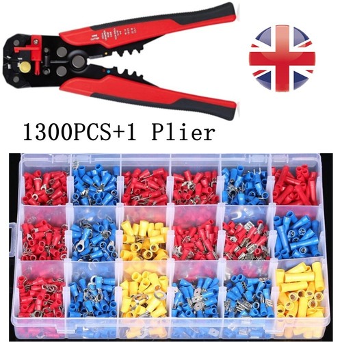 1300pcs assorted insulated - 1300pcs,