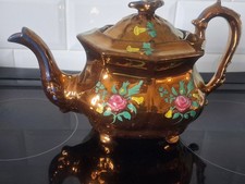  19th. Century Copper Lustre Teapot