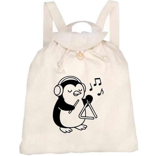 Musical penguin canvas - penguin',