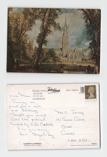 Postcard salisbury cathedral - postcard,