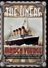 THE LINERS MAIDEN VOYAGE DVD NEW SEALED TITANIC LUSITANIA GREAT EASTERN SHIPS PB