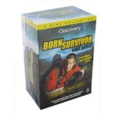 6 Disc Collection - Bear Grylls Born Survivor DVD FREE SHIPPING