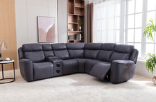 GREY FAUX LEATHER ELECTRIC