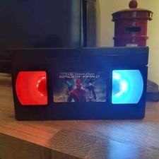 Action & Adventure LED VHS Video Tape Lamp Birthday Christmas Gift Retro Light