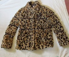 BLUE ZOO faux Leopard skin fur