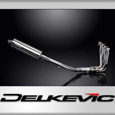 Kawasaki ZZR1400 ZX14 2012-2023 4-1 EXHAUST SYSTEM 350mm STAINLESS OVAL BSAU