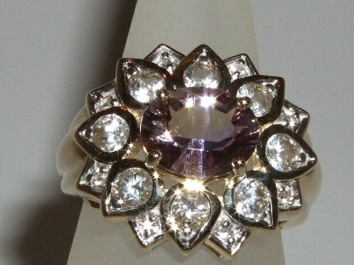 9ct yellow gold ametrine - 9ct,