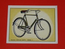1957 BICYCLE RALEIGH CARD