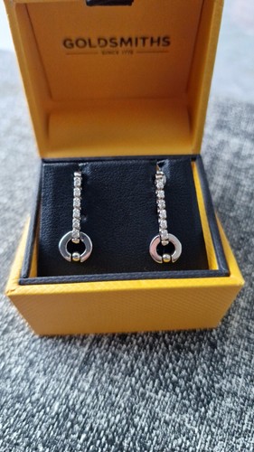 Goldsmiths earrings white - goldsmiths,