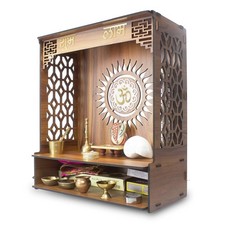 Wooden Pooja Mandir Temple for