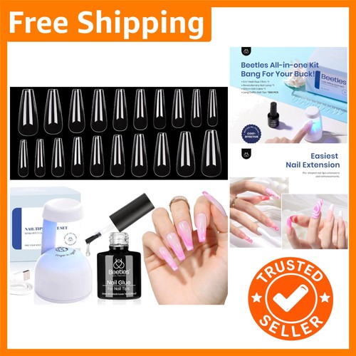 Beetles nail tips and glue - nail,