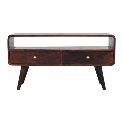 Retro walnut media unit - media,
