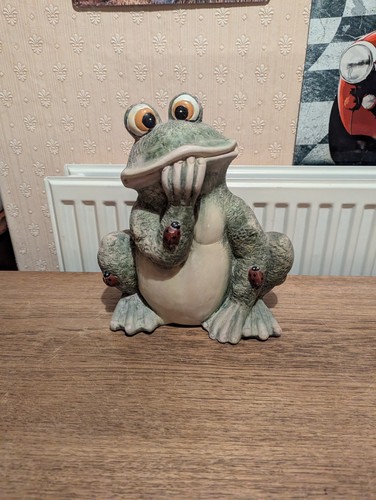 Large comical pottery - comical, frog