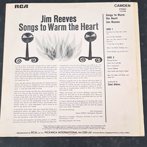 Jim reeves touch velvet - jim,
