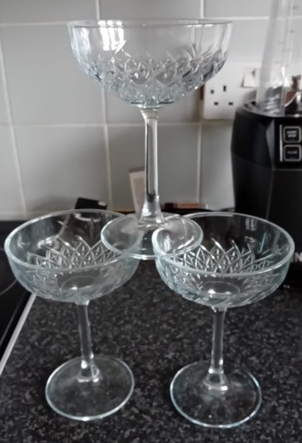 Champagne cocktail glasses 3 - glasses,