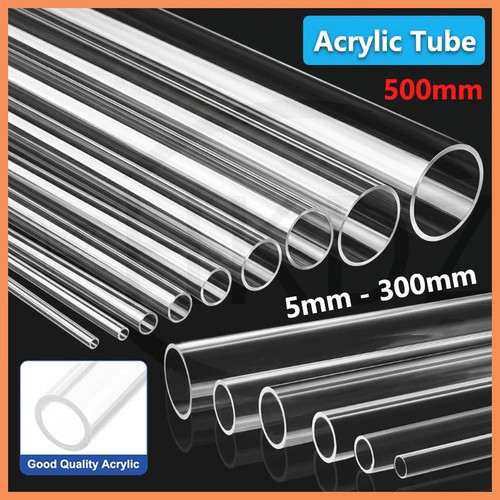 Clear plastic acrylics round - acrylics,