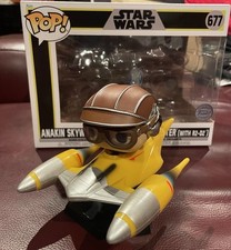Funko Pop rStar Wars - Rides - Anakin Skywalker In Naboo Starfighter #677 