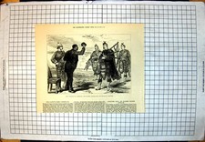 Print Captivity Cetewayo Ex King Zululand Appreciates Highland Bagpipes 1879
