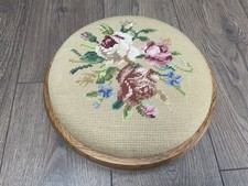 Vintage Tapestry Footstool Bun