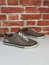 Moda In Pelle Women’s Leather Trainers Shoes UK 6.5 Eu 40 Amoreti Beige Grey