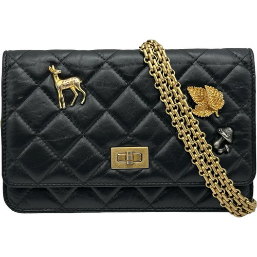Chanel chain wallet black - chain,