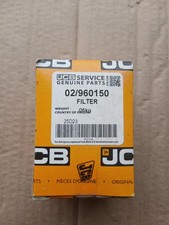 GENUINE JCB FUEL FILTER 02/960150 NEW LOMBARDINI 15LD ETC