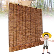 Outdoor bamboo roll up blinds