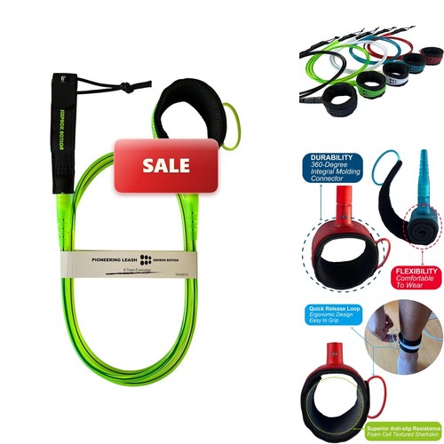 Sixpack action surfboard leash - sixpack,