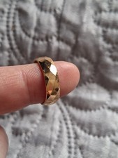 Rolled Gold Ring Size O