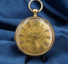 Solid 18k Gold Enamel John E