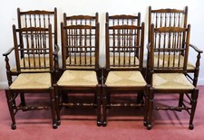 Beautiful Set Of Eight Lancashire Dining Chairs 