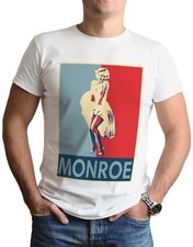 Marilyn Monroe T-Shirt Retro Dress Movie Unisex Tee Gift White Classic T Shirt