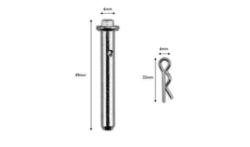 Rear brake pad pins - rear,