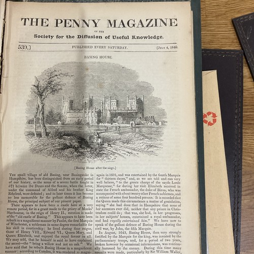 Antique print article 1840 - antique,