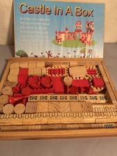 100 Piece Wooden Castle In A