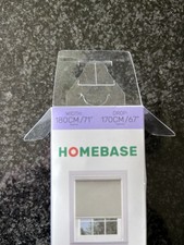 Homebase Blackout Roller Blind/Almond Width 180cm 170cm drop 