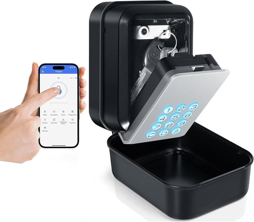 Smart lock box outdoor - lock, key