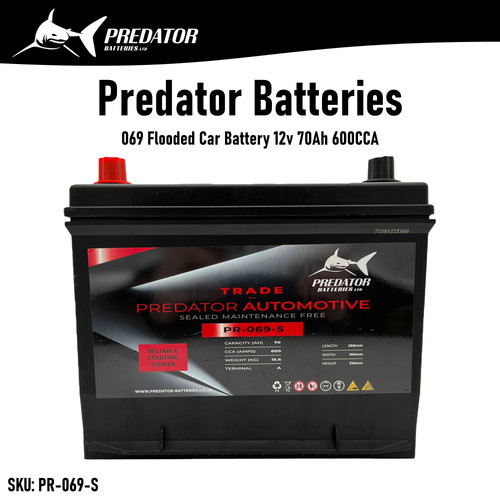12v 70ah 600cca flooded car - 12v,