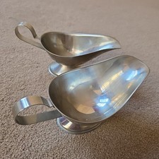 Pair stainless steel gravy - of,
