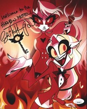 ERIKA HENNINGSEN Signed HAZBIN HOTEL Authentic Autograph JSA COA CERT