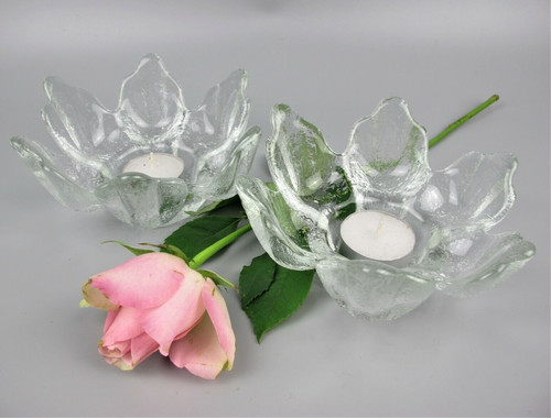 Ravenhead glass cactus candle - glass,
